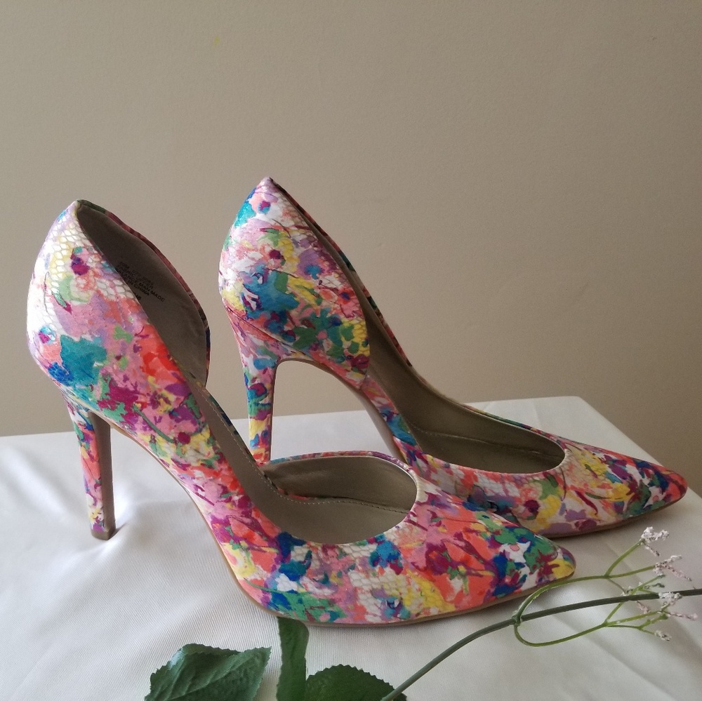 Floral heels